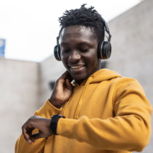 smart watch and headset guy